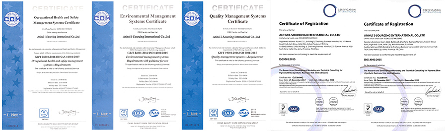 Flame Retardant TBBA certifications