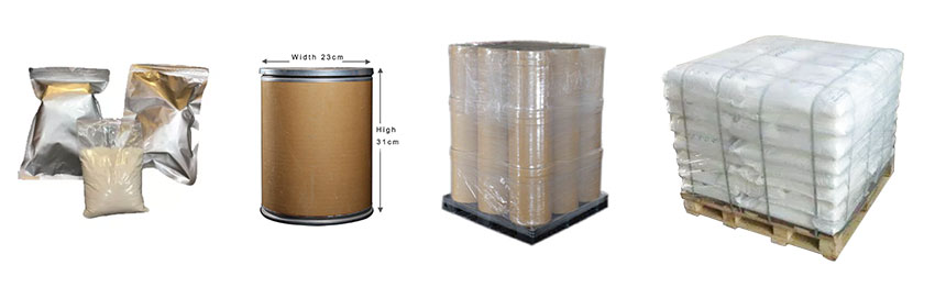 Package of adhesive grade chlorinated rubber
