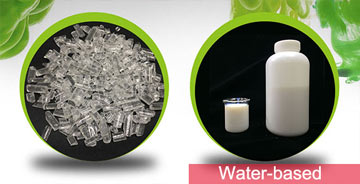 Las ventajas y desventajas de varias resinas acrílicas a base de agua.