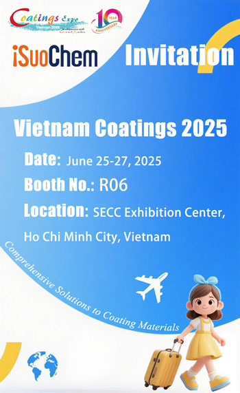 Coatings Expo Vietnam 2025 | Conozca a iSuoChem | Proveedor de soluciones de recubrimientos y tintas